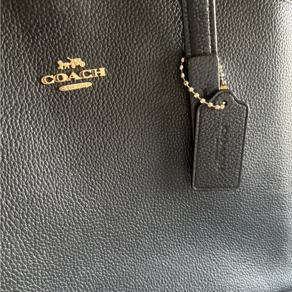 Coach Charlie Carryall Black Pebbled Leather Tote | 25137 | Hangtag | GUC - Picture 16 of 16